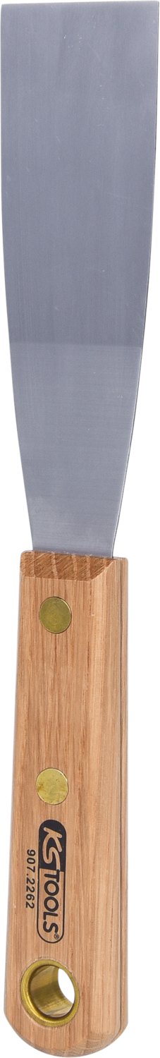 KS Tools Edelstahl-Spachtel, mit Holzgriff