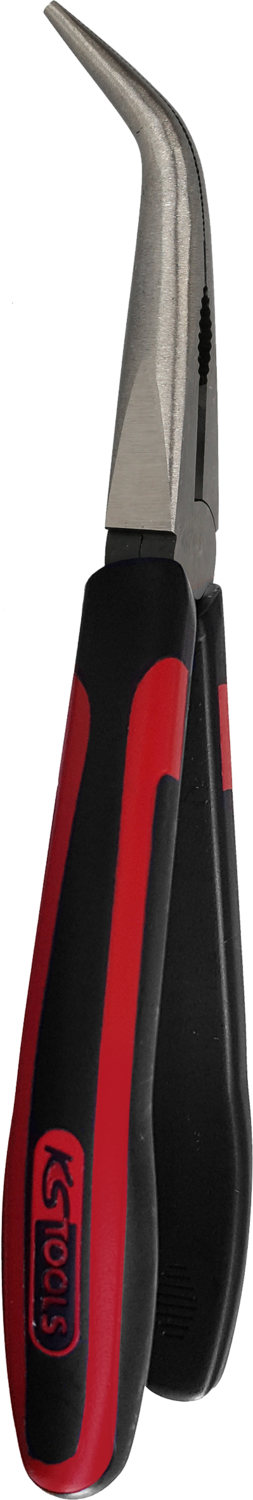 KS Tools SlimPOWER Flachrundzange, gebogen, 210mm