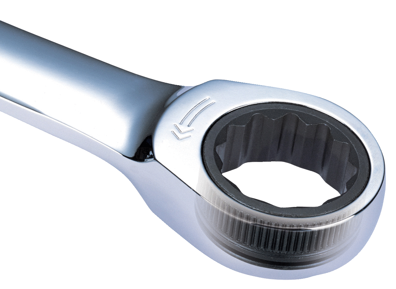 KS Tools DUO GEARplus Ringmaulschlüssel,Maul-Ratschenfunktion