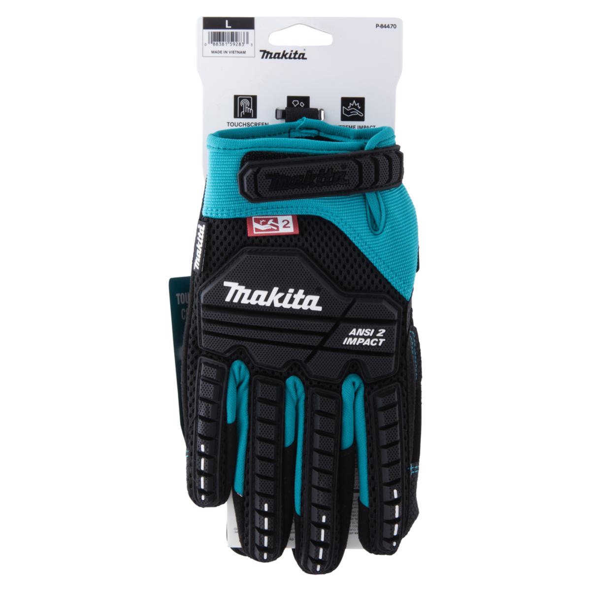 Makita Arbeitshandschuhe - verstärkt - Knöchelschutz - Touchscreenfähig