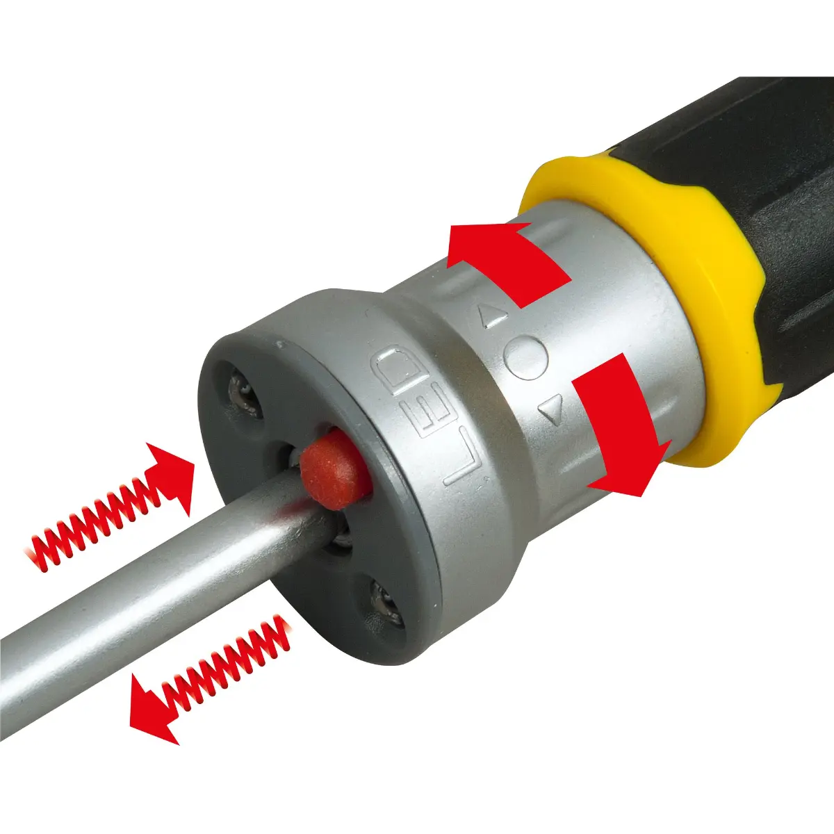 STANLEY FATMAX Schraubendreher Bit-Schraubendreher mit Ratsche Inklusive 12 Bits