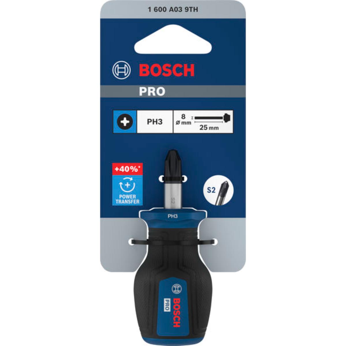 Bosch PRO Stubby-Schraubendreher PH3 x 25 mm