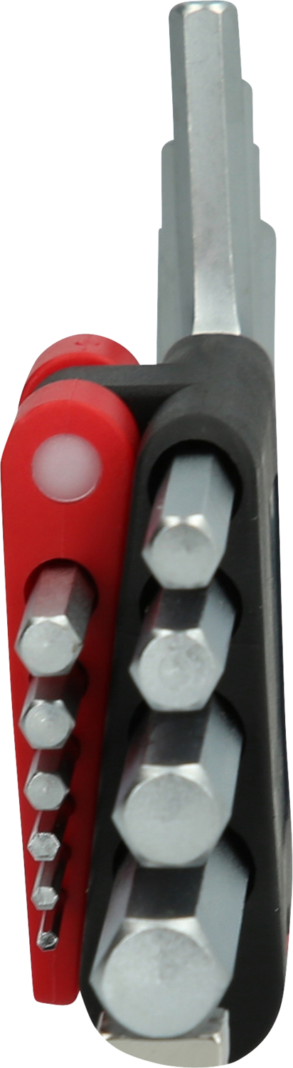 KS Tools Innensechskant-Winkelstiftschlüssel-Satz, im Klapphalter,10-tlg1/16"-3/8"
