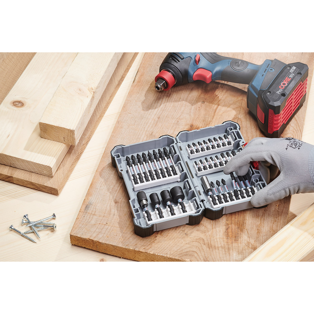 Bosch Doppelklingen Schrauberbit-Set Impact Control