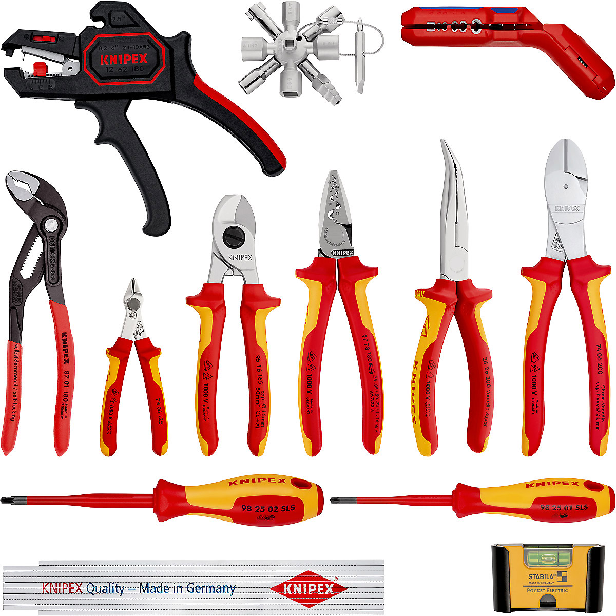 KNIPEX Erweiterungsset Elektro 2 372 mm