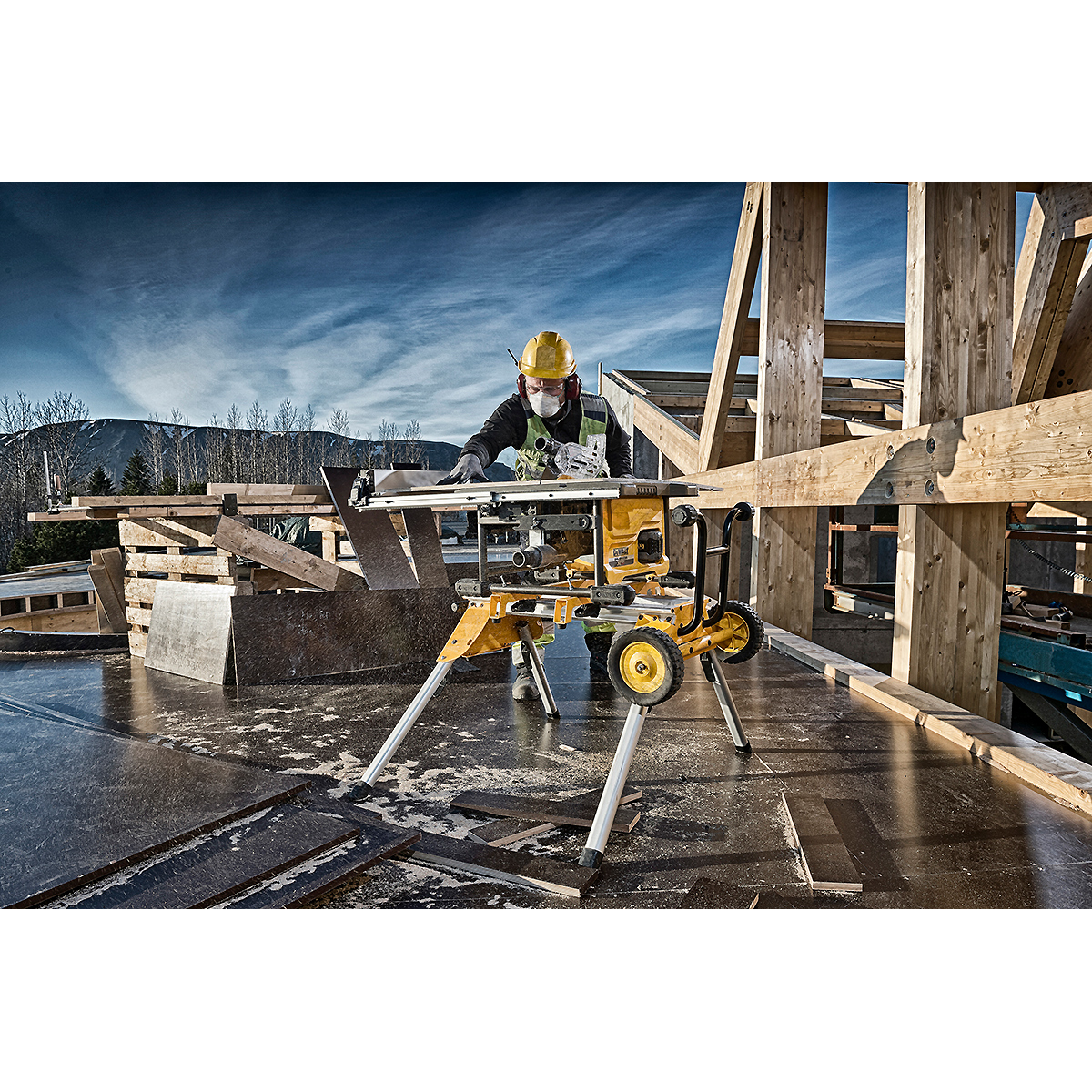 DEWALT Akku-Tischkreissäge 54V 210mm Basisversion