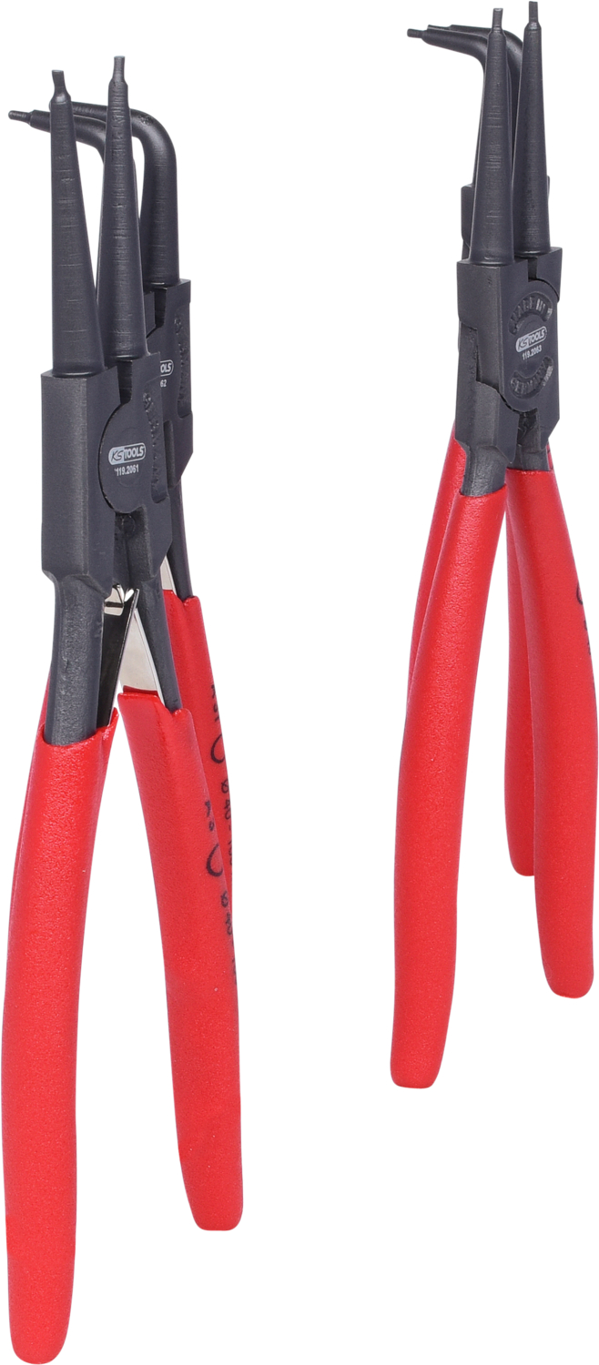 KS Tools Sicherungszangen-Satz, 40-100 mm, 4-tlg