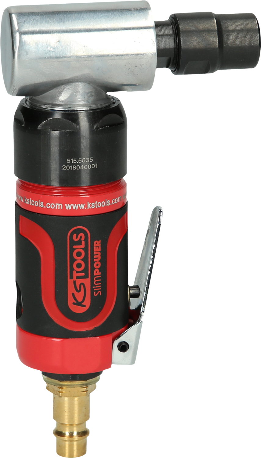 KS Tools SlimPOWER Mini-Druckluft-Winkelstabschleifer, 19.000 U-min