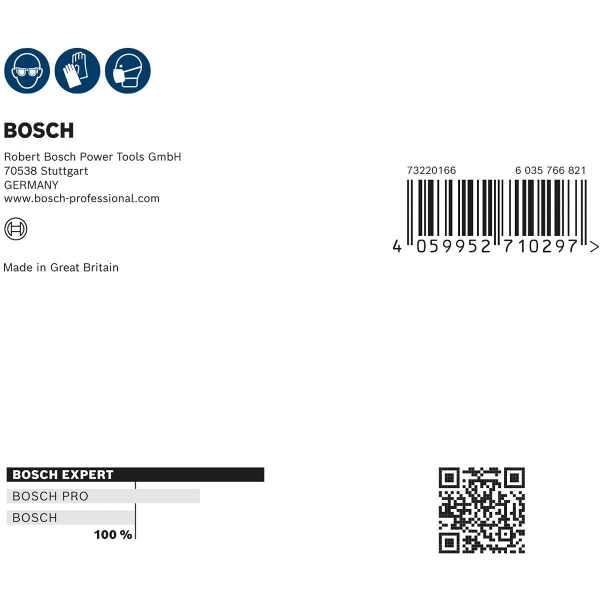 Bosch EXPERT Schleifblatt ExW480 web 1 x 320,2 x 240,3 x 120,3 x 180 - 9 teiliges Set
