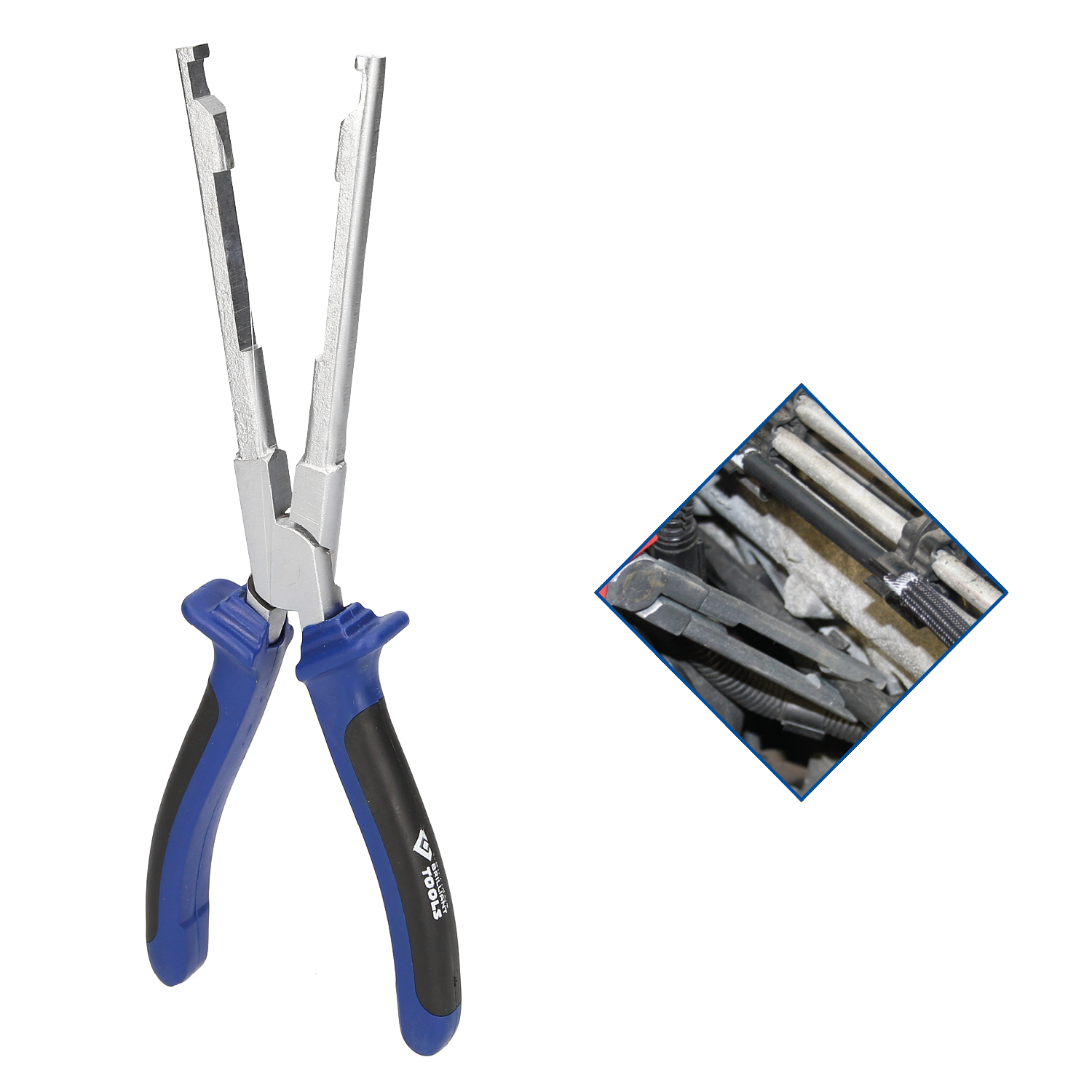 Brilliant Tools Glühkerzenstecker-Zange, gerade - BT566002