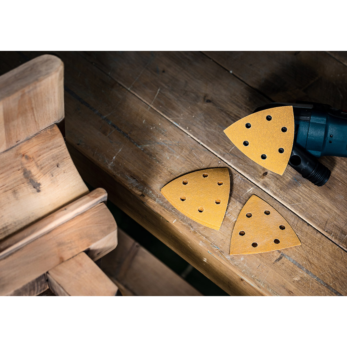 Bosch EXPERT M480 Schleifnetz-Set, 93 x 93mm, 6 Stück für Deltaschleifer
