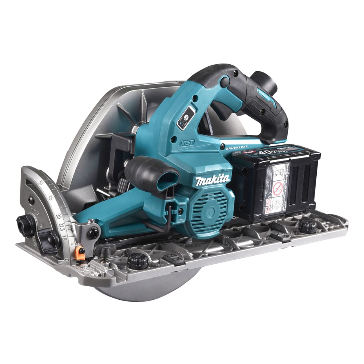 Makita Akku-Handkreissäge 101mm 40V max. / 5,0 Ah, 2 Akkus + Ladegerät HS011GT201