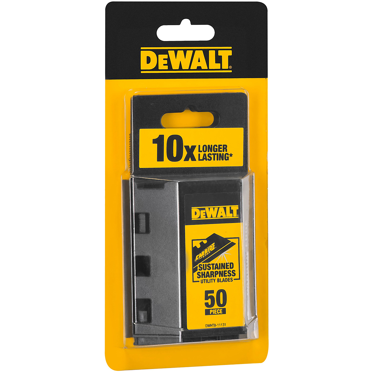 DEWALT Trapezklingen Wolframcarbid 50 Stück im Spender