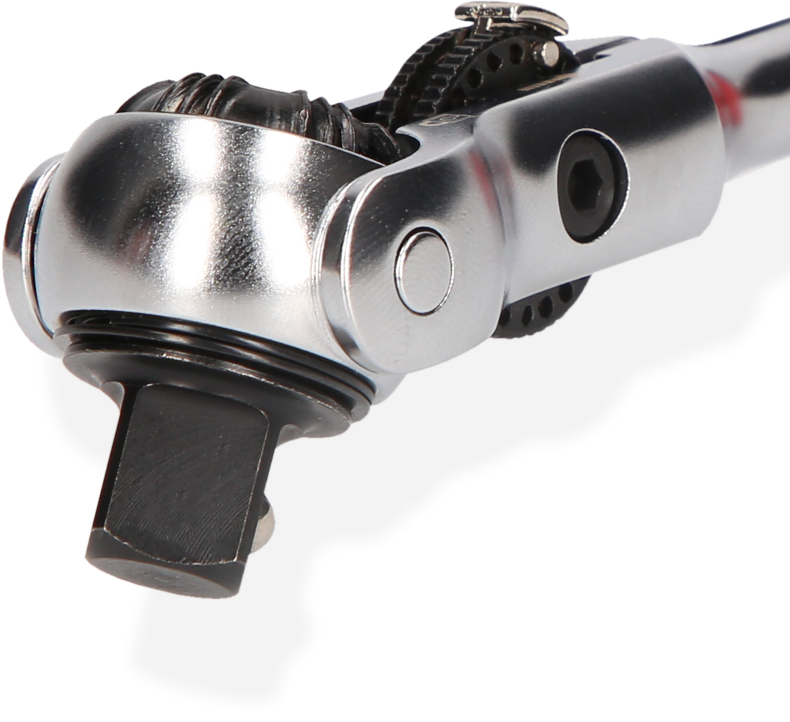KS Tools 1/4" MODIFIX Mini-T-Griff-Schwenkkopf-Knarre, 72 Zahn