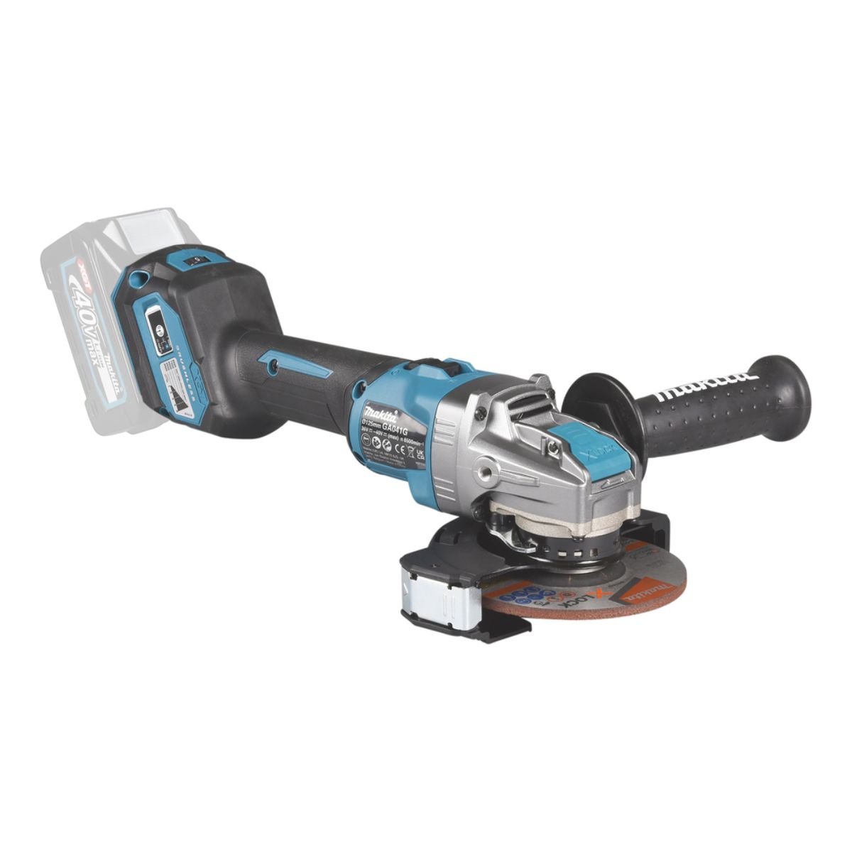 Makita Akku-Winkelschleifer 40V max. (ohne Akku, ohne Ladegerät) GA041GZ