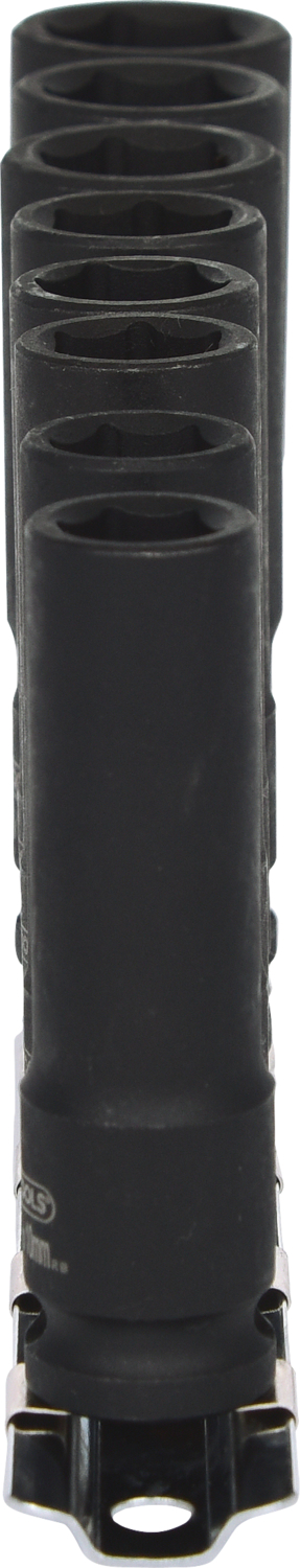 KS Tools 3/8" Sechskant-Kraft-Stecknuss-Satz, lang, 8-tlg