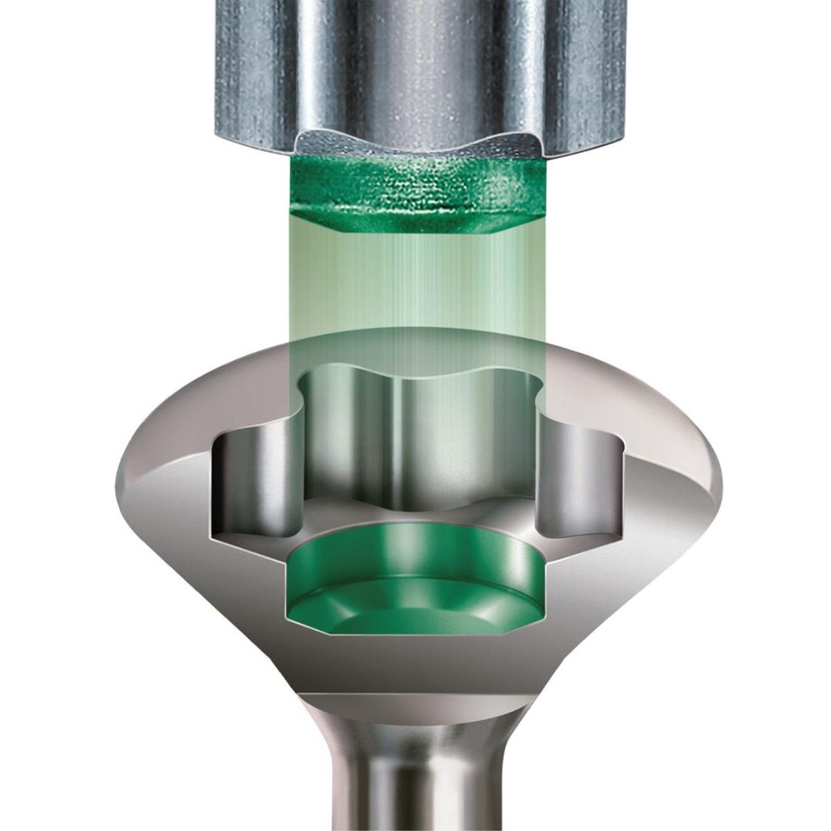 SPAX Spenglerschraube A2 T-Star Plus T20 4Cut 4,5 x 55 mm XL, 70 Stück