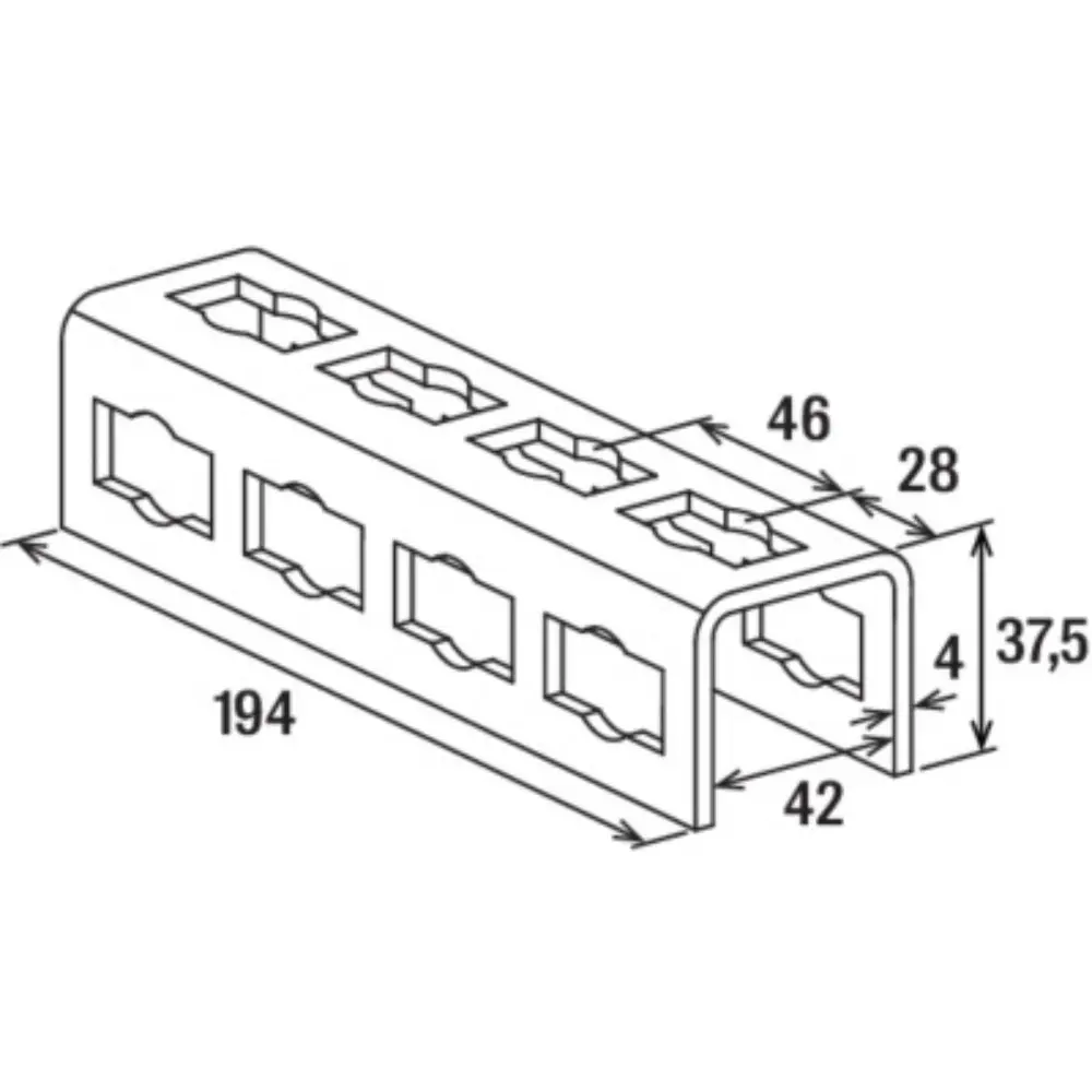 Fischer Schienenverbinder PFUF OC