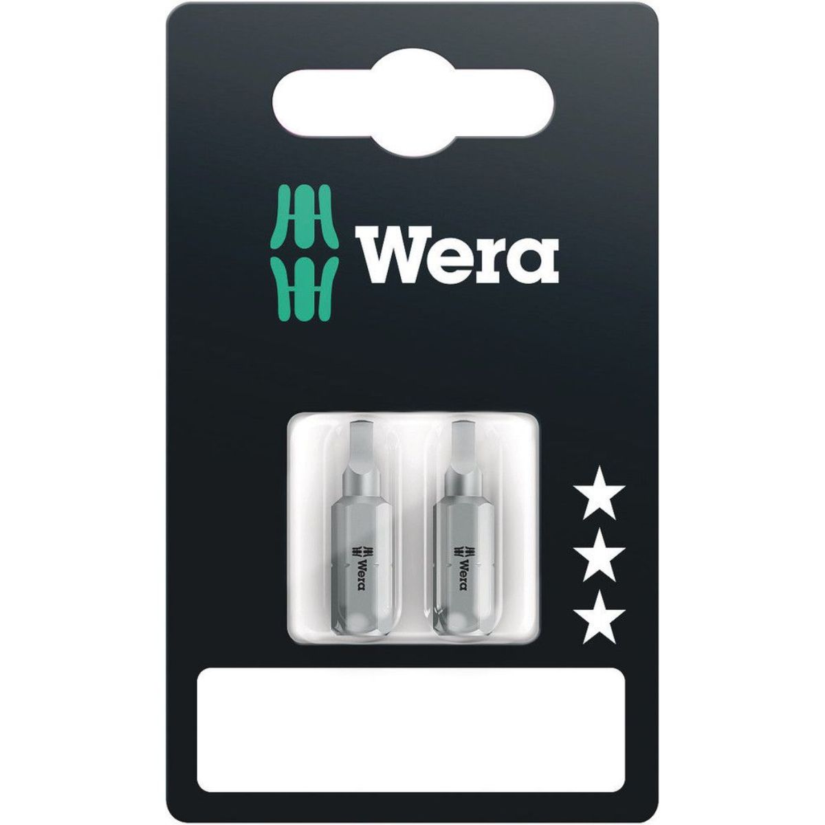 Wera 868/1 Z SB Innenvierkant Bits, # 2 x 25 mm, 2-teilig