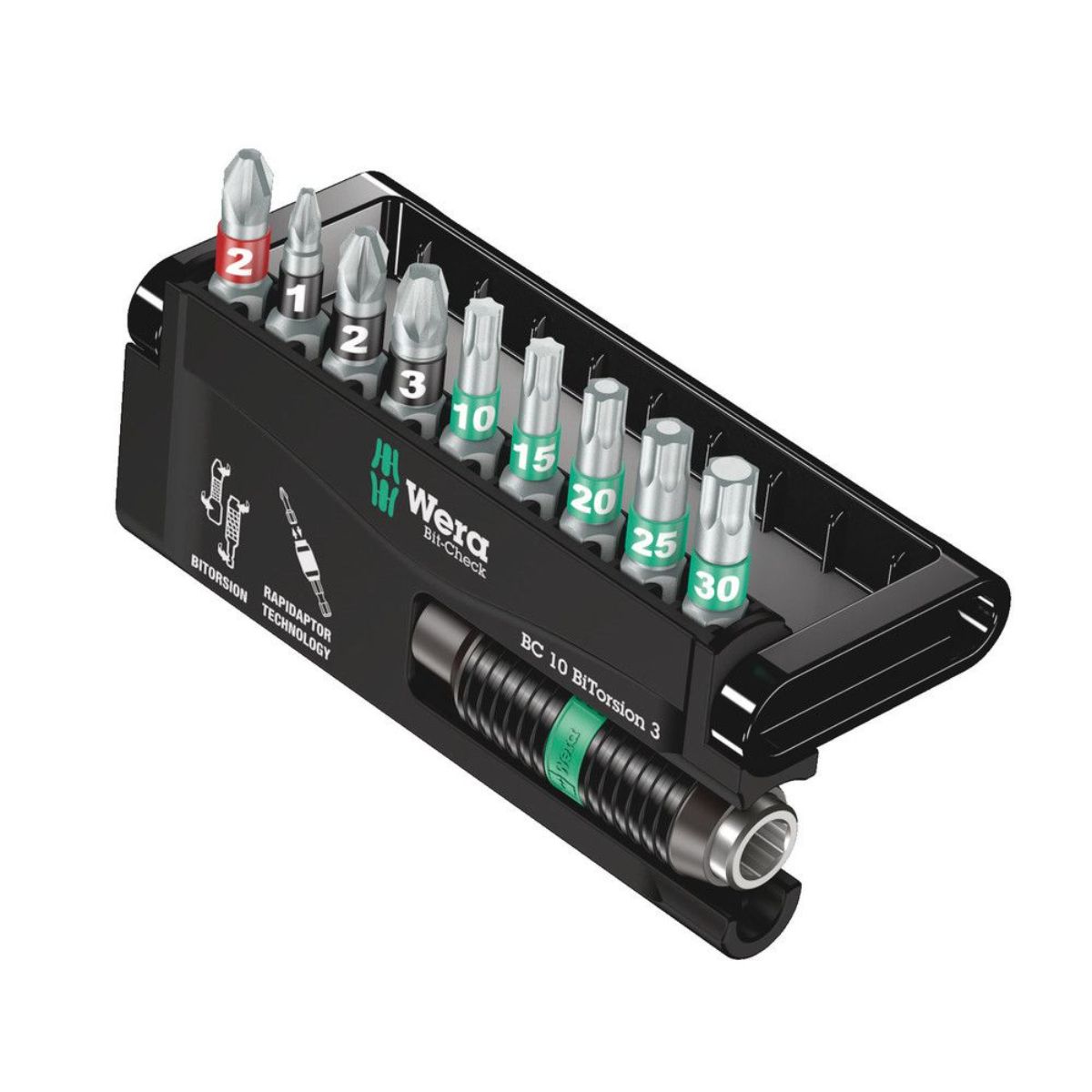 Wera Bit-Check 10 BiTorsion 3 SB, 10-teilig