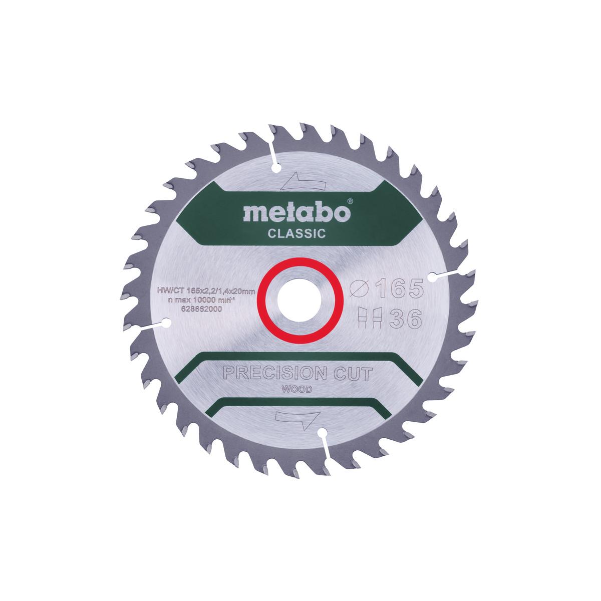 Metabo Sägeblatt precision cut wood - classic WZ 15° - Blister