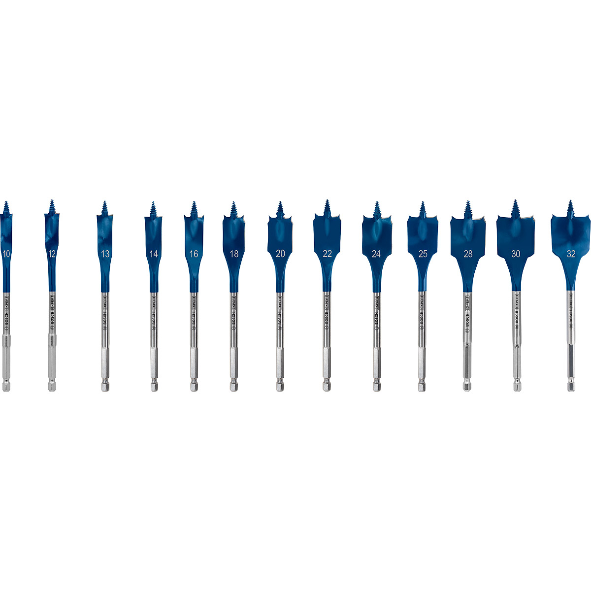 Bosch EXPERT SelfCut Speed Flachfräsbohrer-Set, für Bohrmaschinen 13er-Set