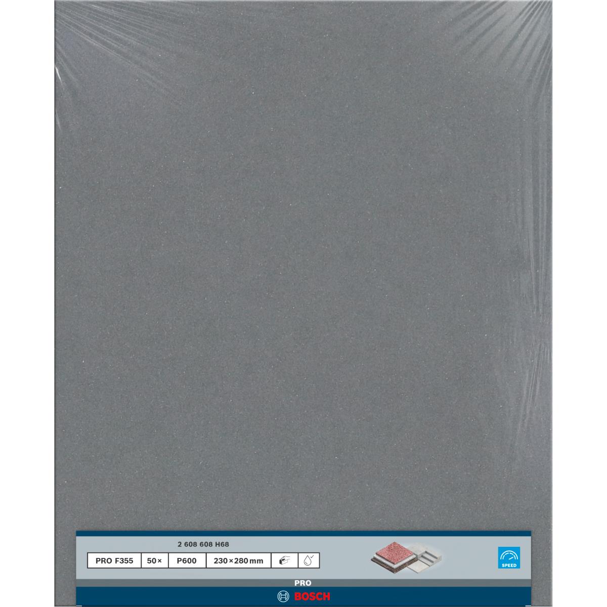 Bosch Schleifblatt C355, Papierschleifblatt, 230 x 280 mm