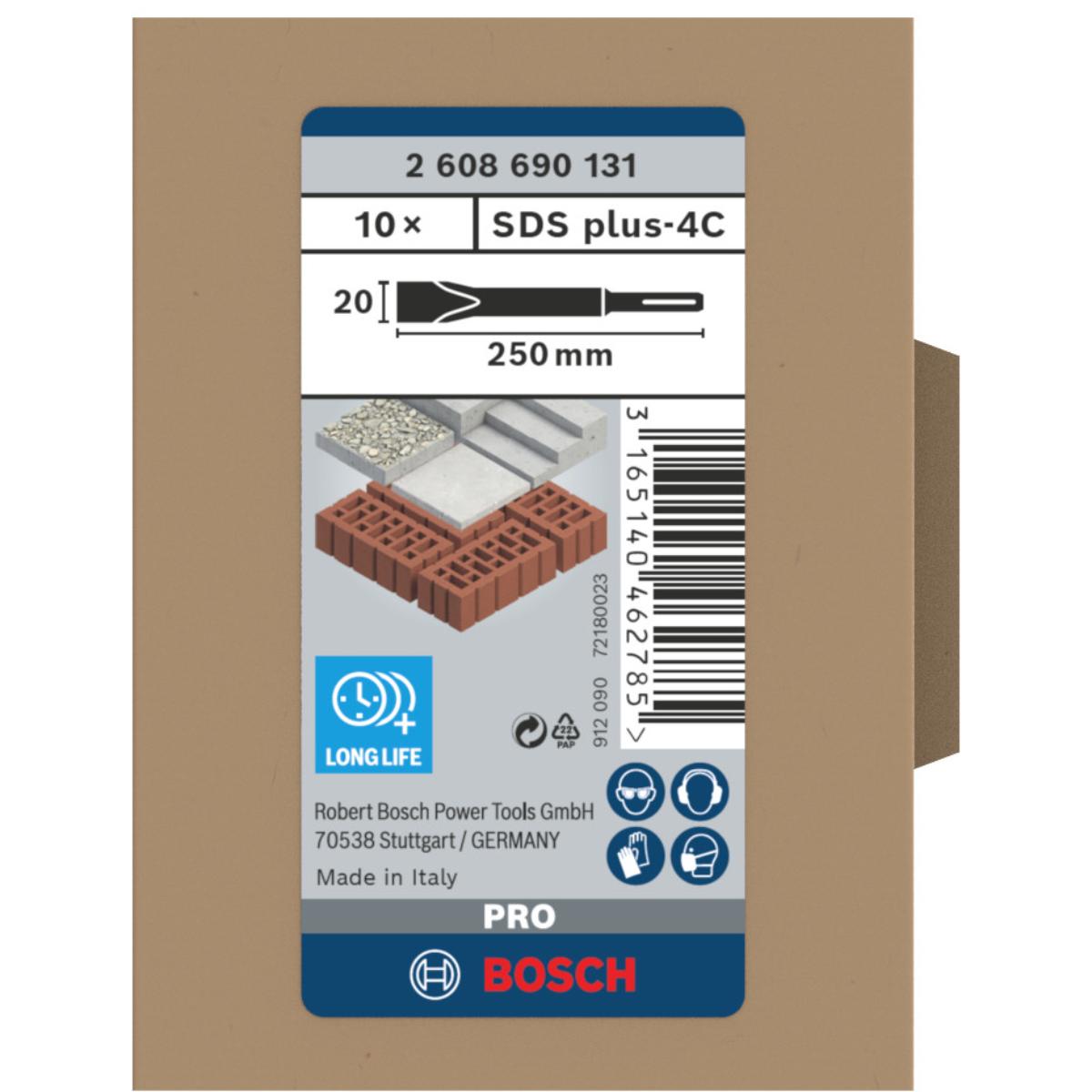 Bosch PRO Flachmeißel mit SDS plus-Aufnahme, Meißelschneide 20mm