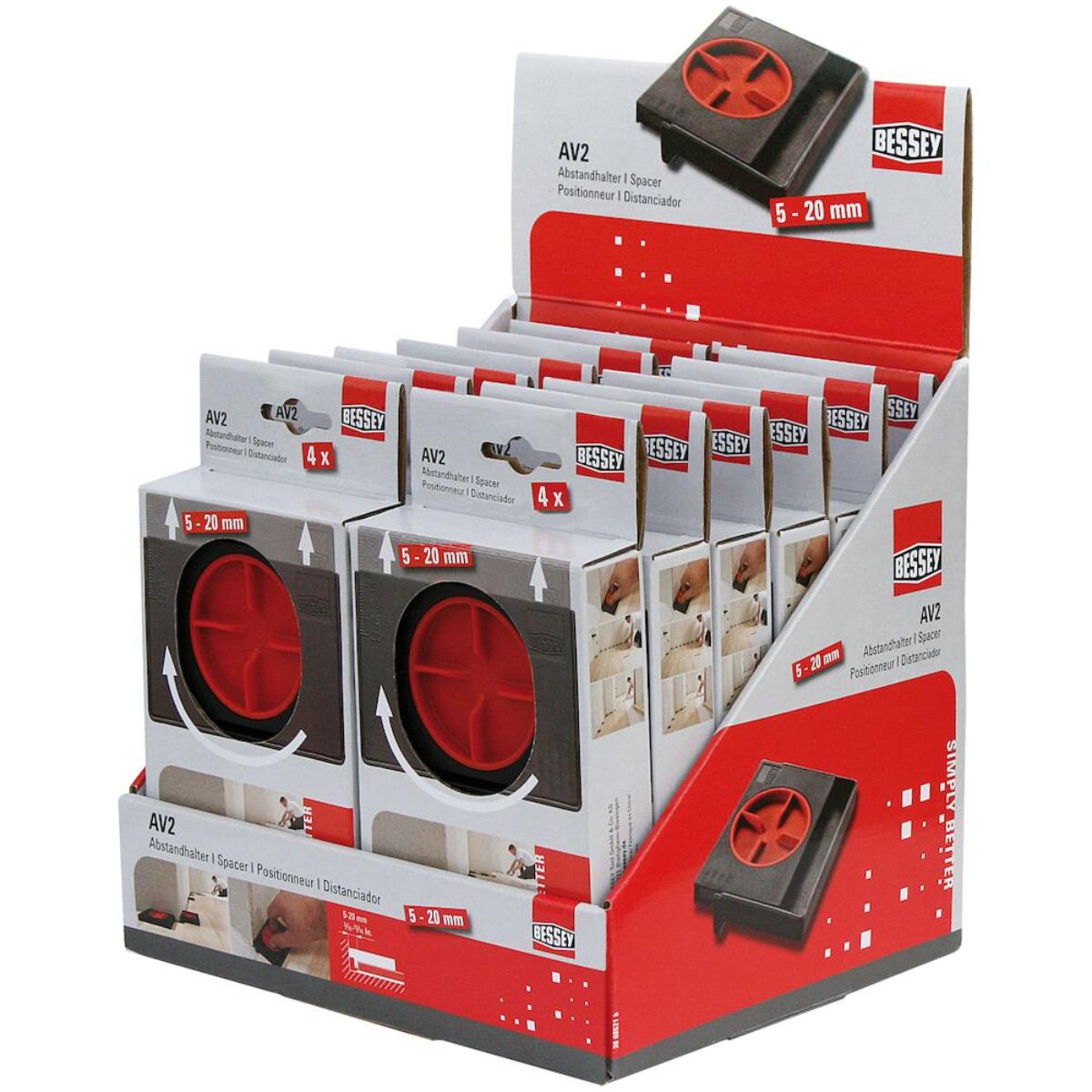 Bessey Abstandhalter AV2 (4 St./Packung)