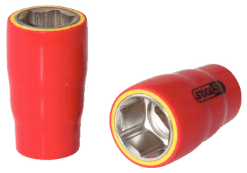 KS Tools 1/2" Stecknuss mit Schutzisolierung