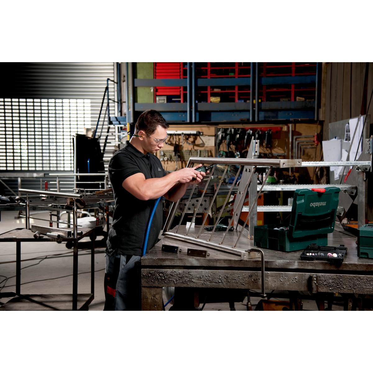 Metabo Druckluft-Geradschleifer DG 25 Set Kunststoffkoffer