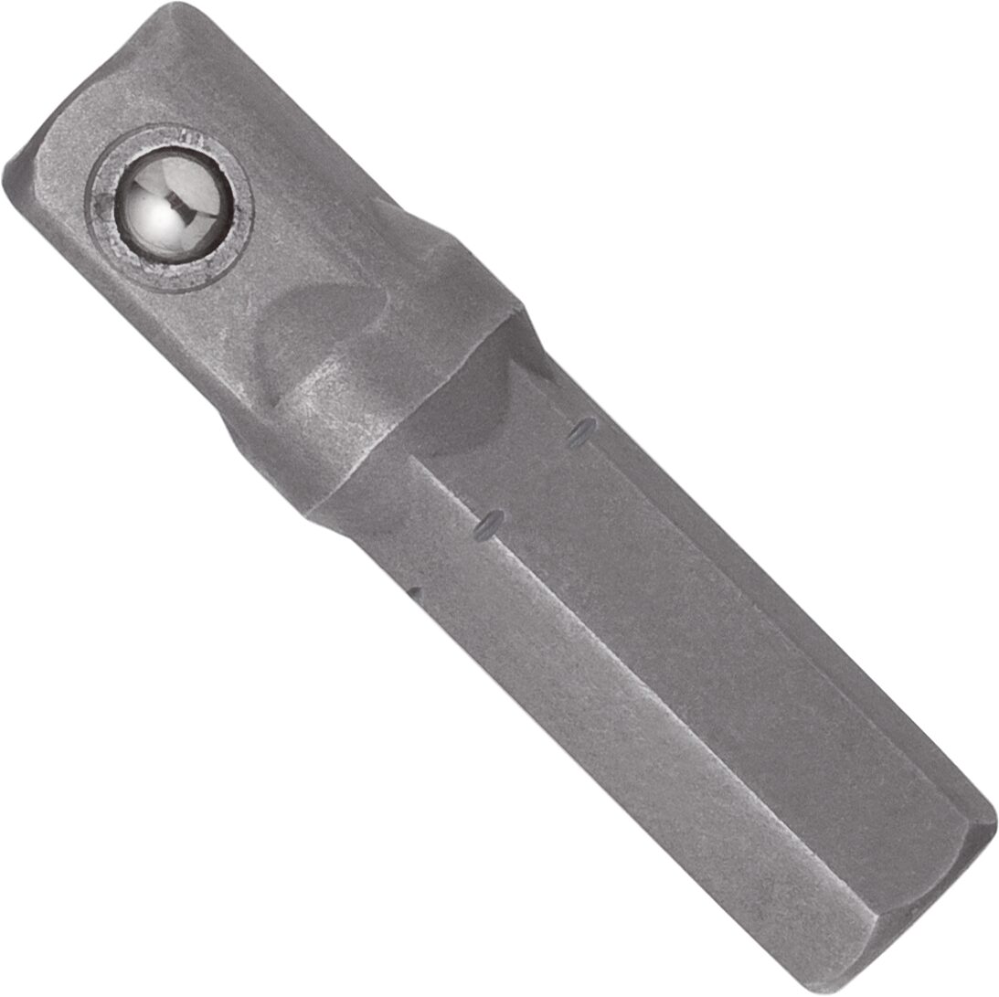 VIGOR Adapter, V2452N, Sechskant6,3 (1/4 Zoll), Vierkant 6,3 mm (1/4 Zoll), 30 mm
