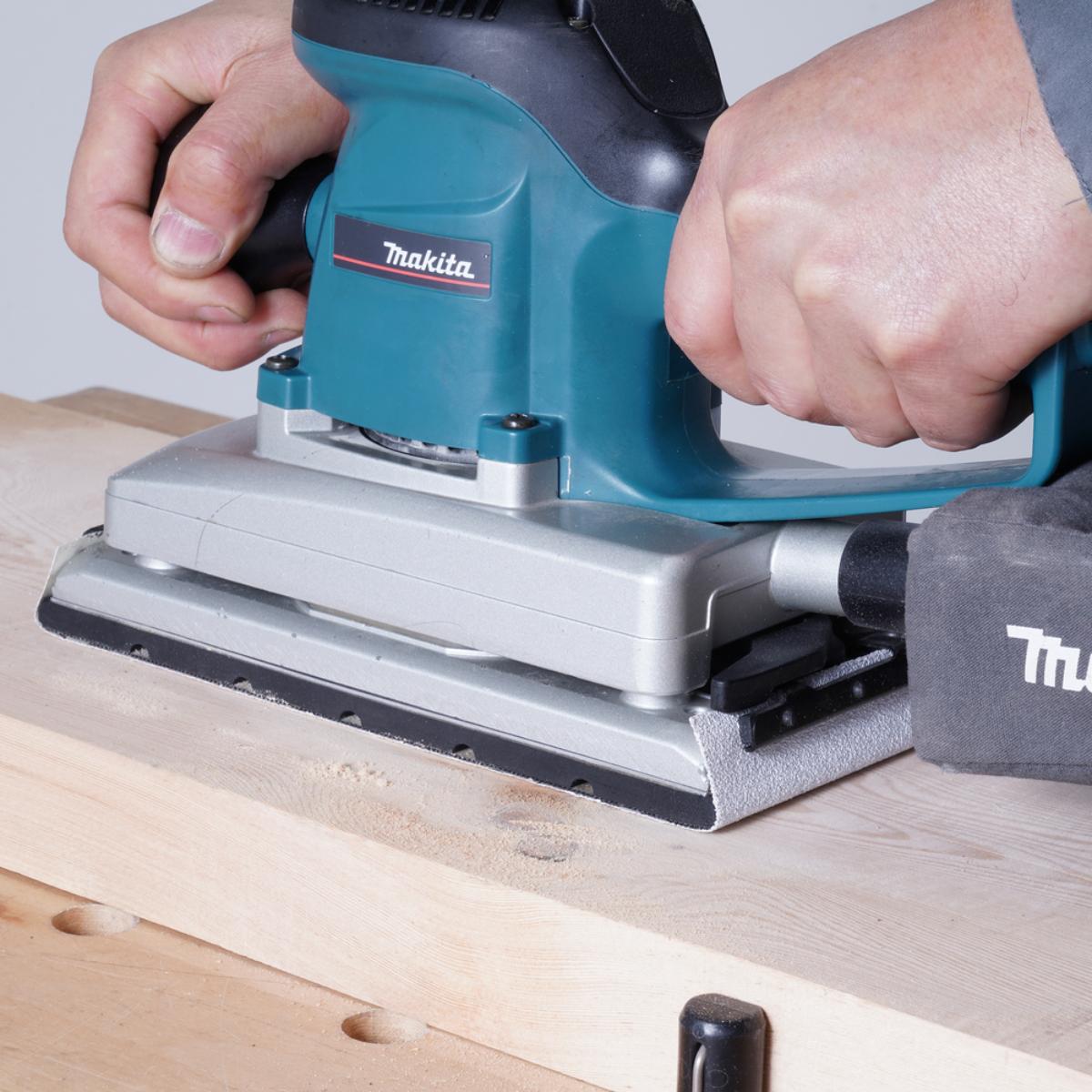 Makita Schleifpapier P180 115x280mm gelocht, Körnung ,14 Loch, 10 Stück