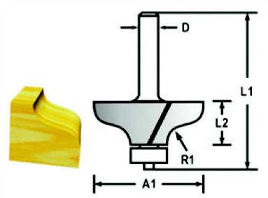 Makita Fräser Profil 6mm - D-09575