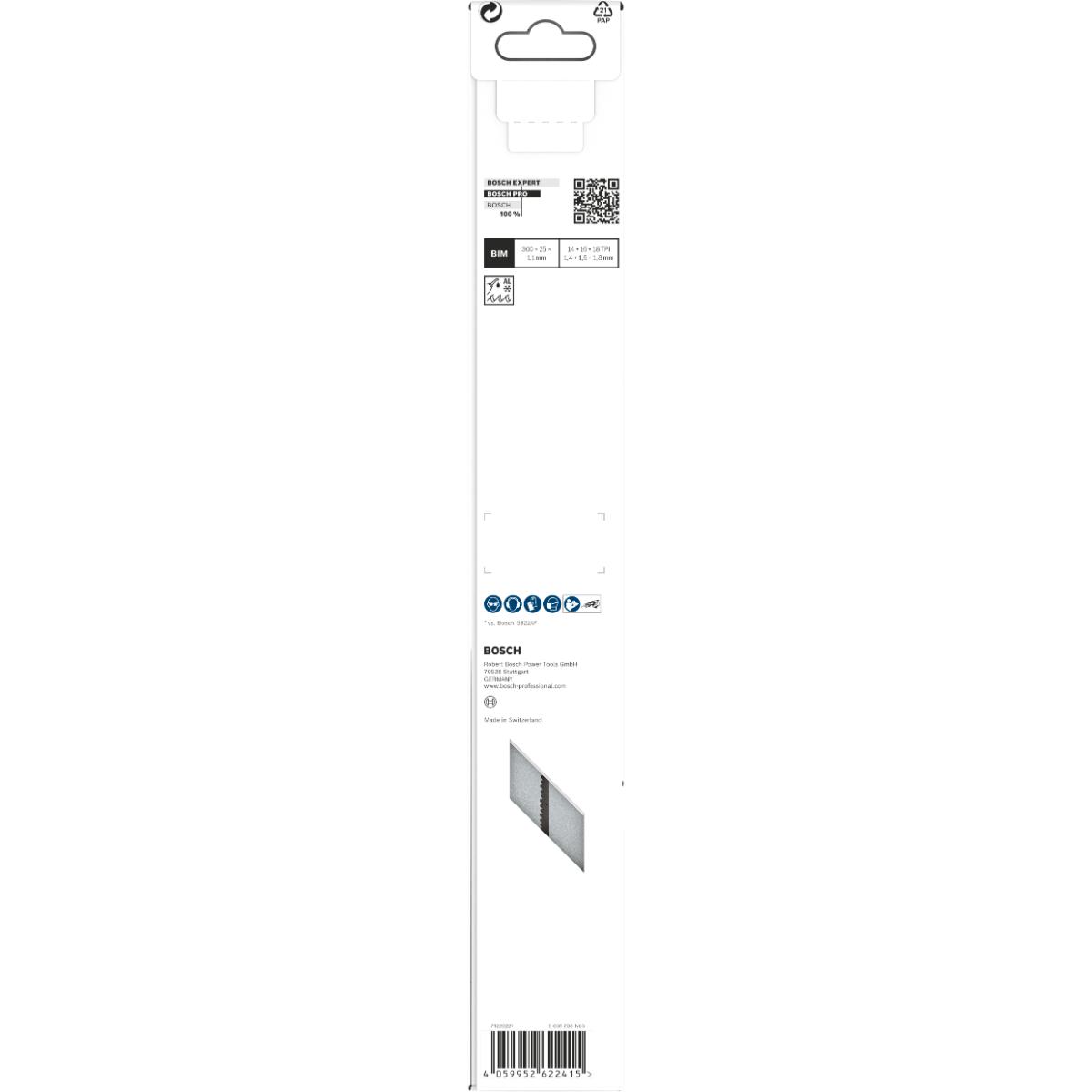 Bosch PRO Medium-Thick Metal precise S1237BEF Blatt,1,1 x 25 x 300 mm -5-Stück
