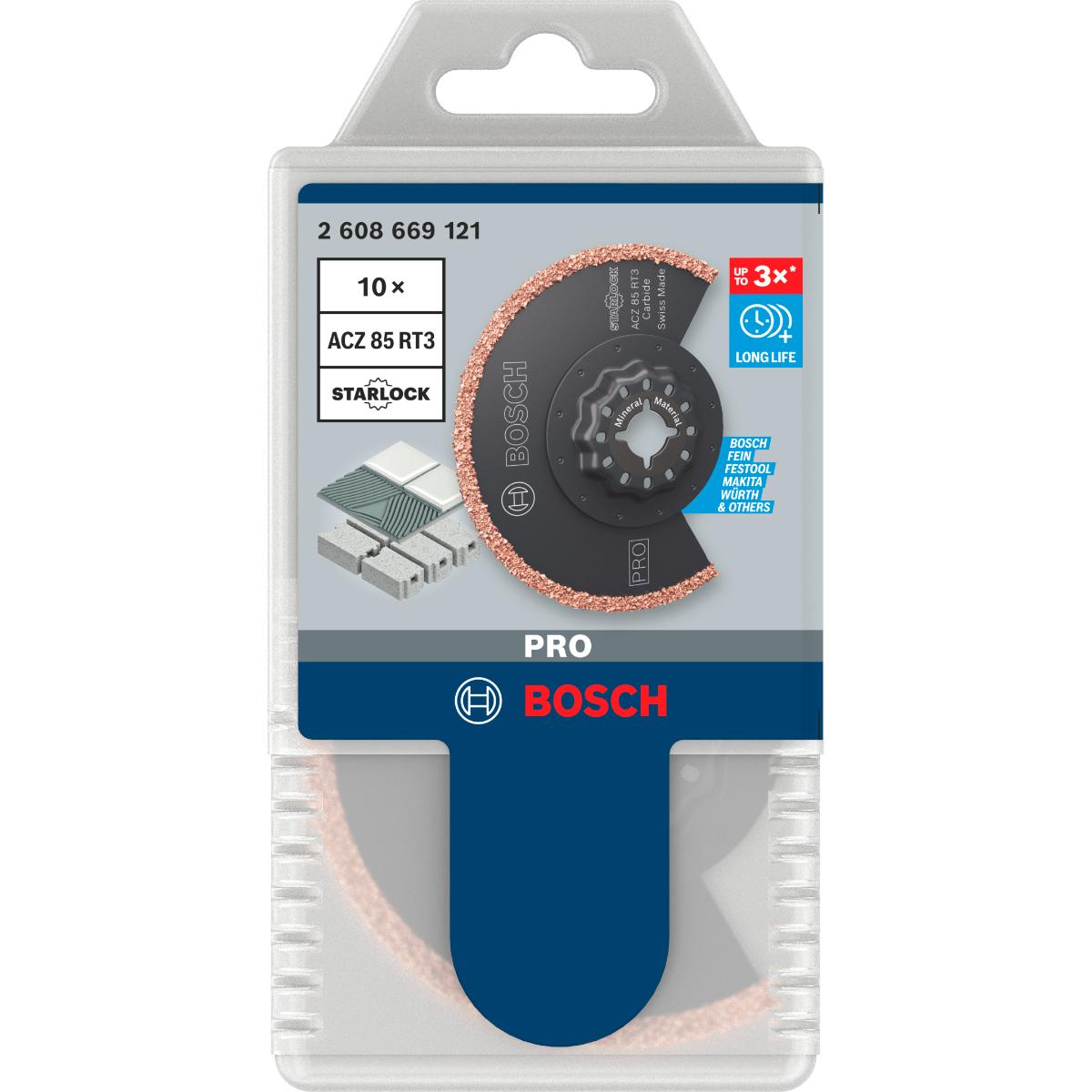 Bosch PRO ACZ 85 RT3 Blatt für Multifunktionswerkzeuge,85 x 2.5 mm