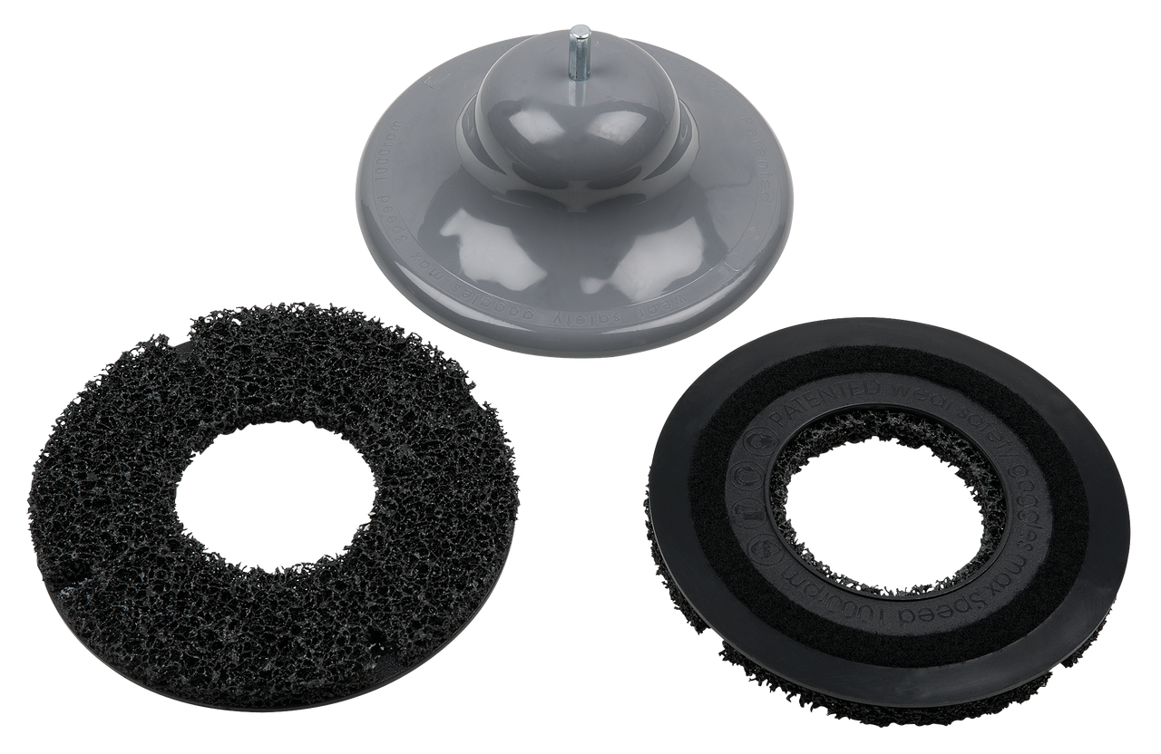 KS Tools Radnabenschleifer-Satz Ø 200 mm, Innen-Ø 85 mm, 3-tlg