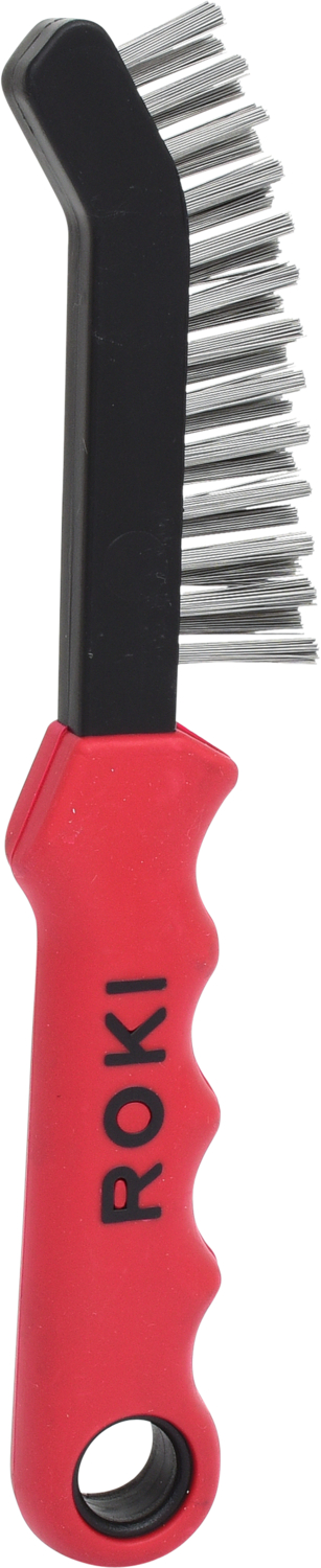 KS Tools Stahldraht-Bremssattel-Drahtbürste 2-reihig, spitz