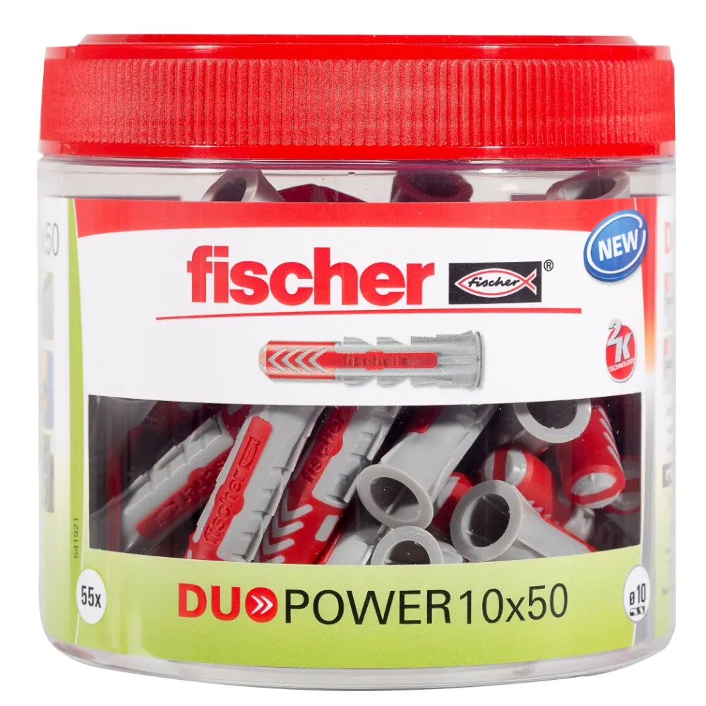 Fischer Universaldübel DuoPower 10x50 Dose (55)