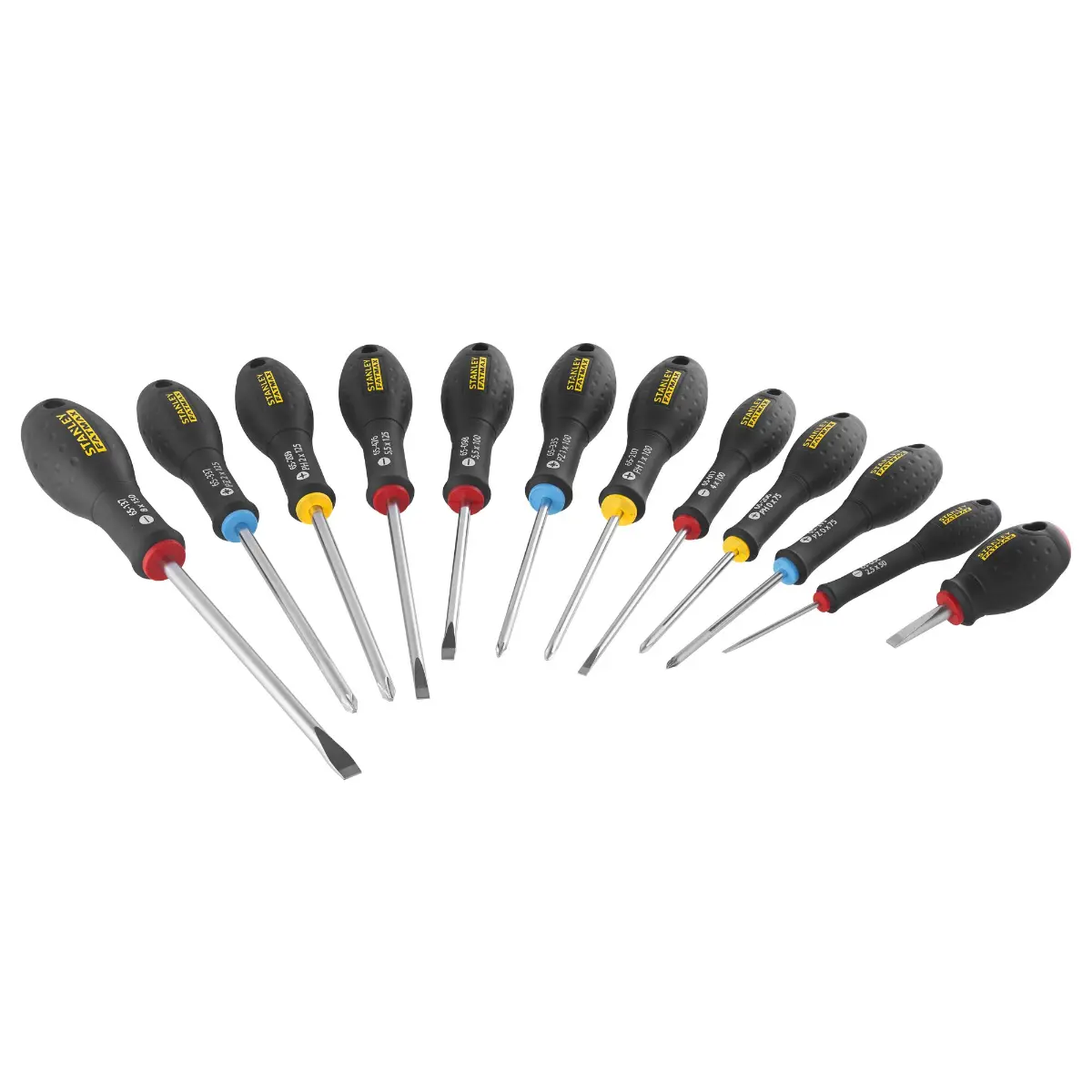 STANLEY FATMAX Schraubendreher-Set 12-teilig im Koffer Schl. Phillips Pozidriv