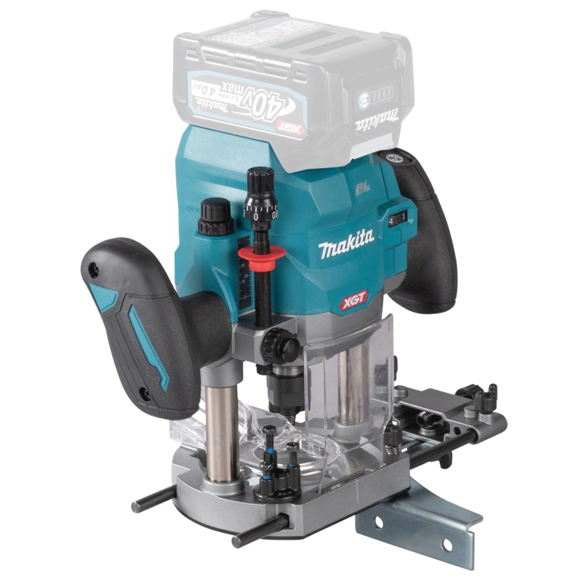Makita Akku-Oberfräse XGT - 40V max. 12 mm - 8.000-25.000 U/min - RP001GZ