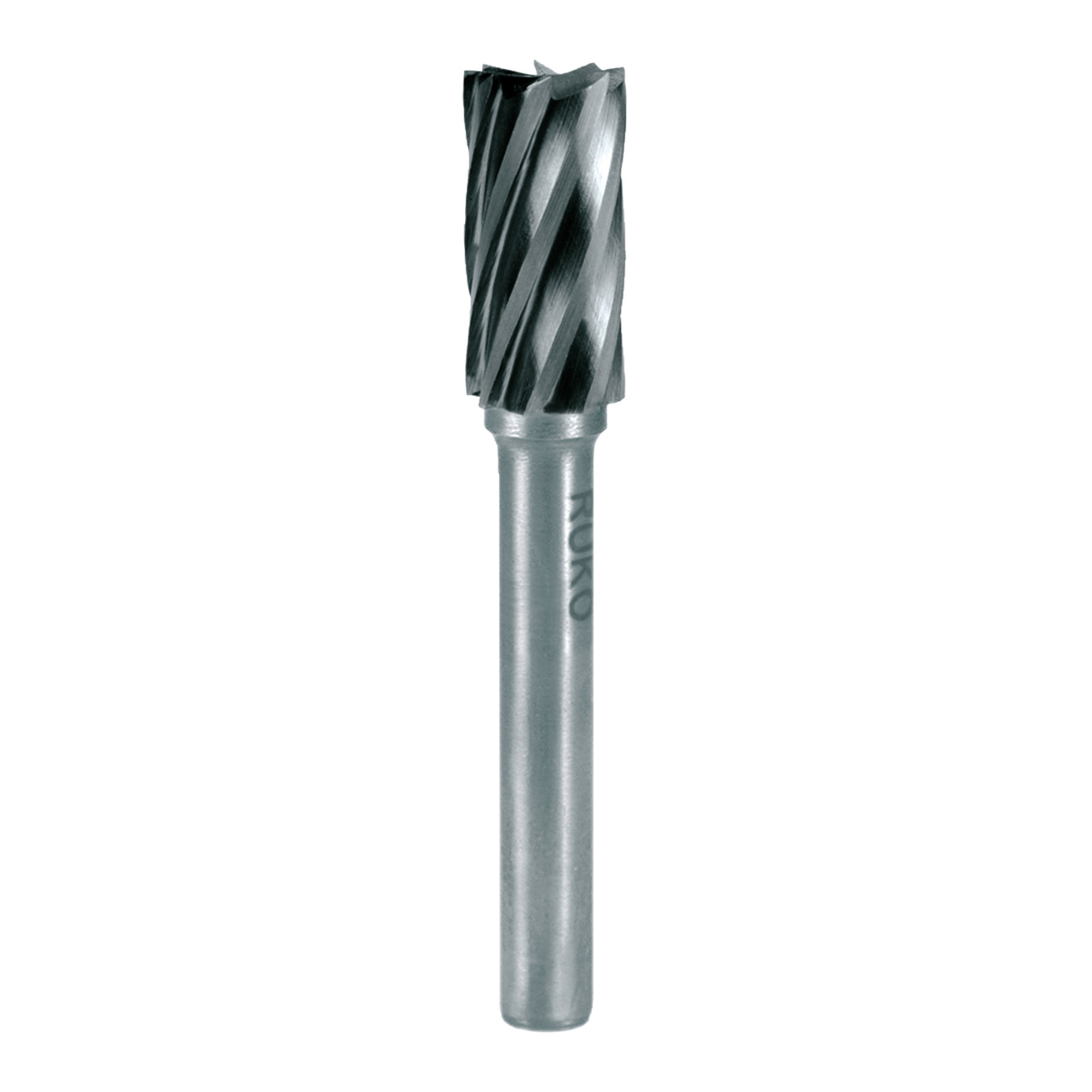 RUKO Hartmetall-Frässtift Form A Zylinder (ZYAS) mit Stirnverzahnung - mit Alu-Verzahnung