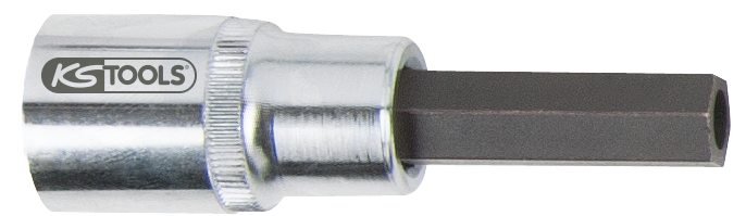 KS Tools Einspritzdüsen-Innensechskant-Stecknuss mit Bohrung 10mm, Ø6mm