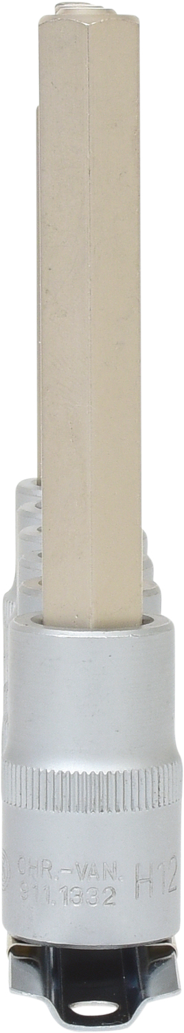 KS Tools 1/2" Bit-Stecknuss-Satz Innensechskant, lang, 6-tlg