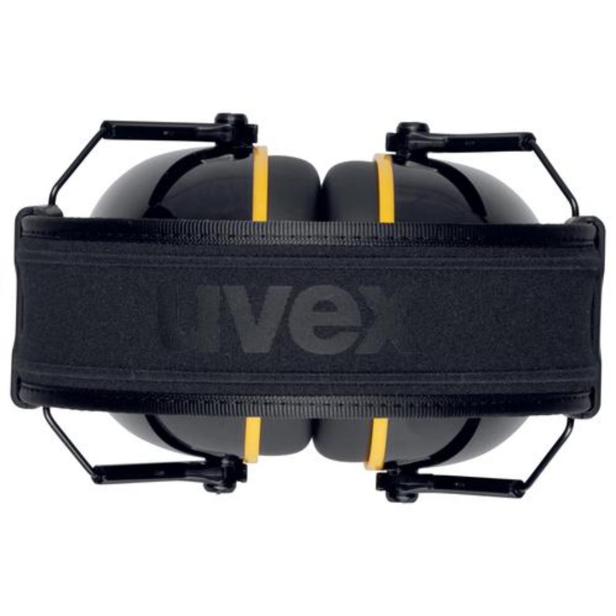 uvex K20 Kapselgehörschutz schwarz/ gelb SNR 33 dB