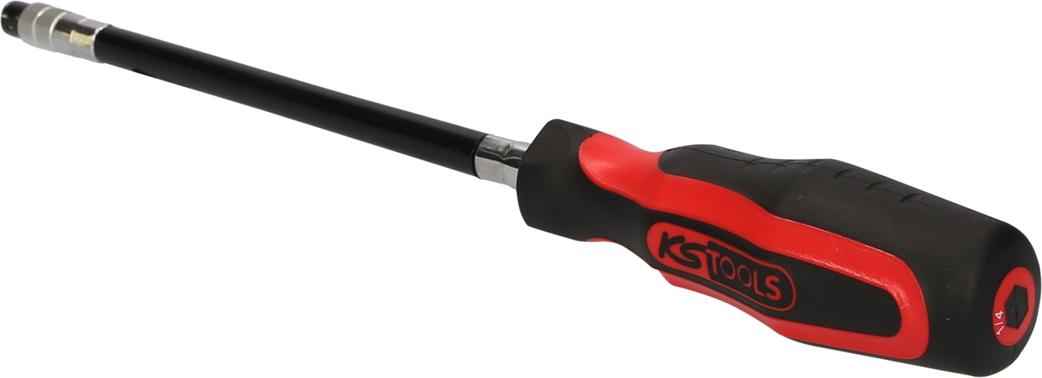 KS Tools 1/4" ERGOTORQUEplus Bit-Schraubendreher flexibel, 200mm