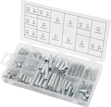 KS Tools Sortiment Federn, 200-tlg