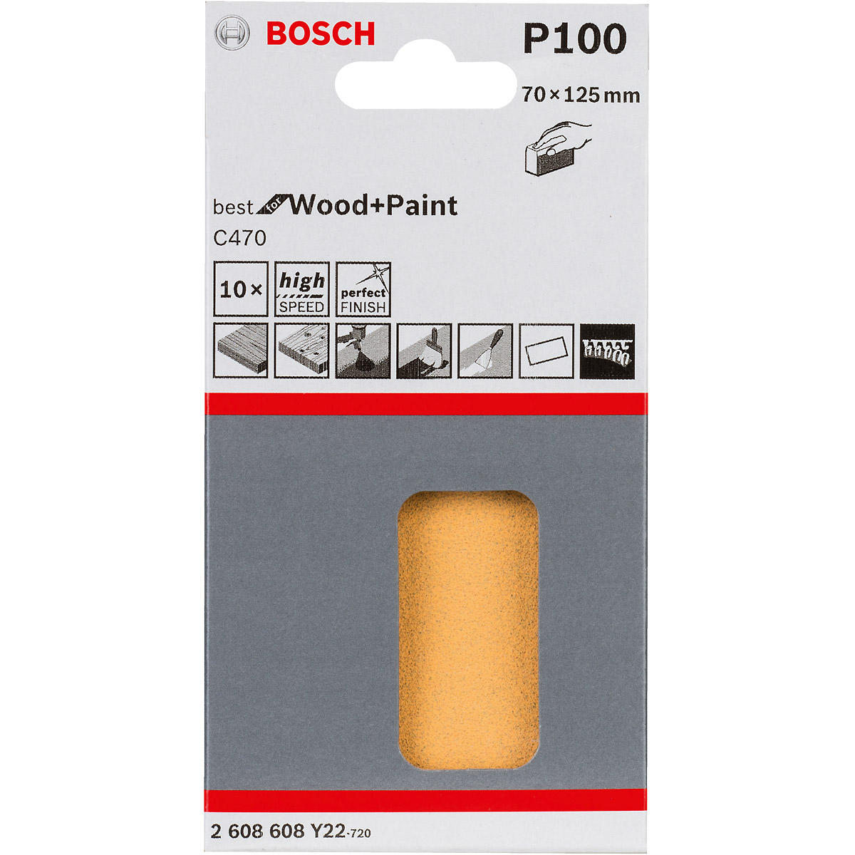 Bosch Schleifblatt C470 - 10 Stück