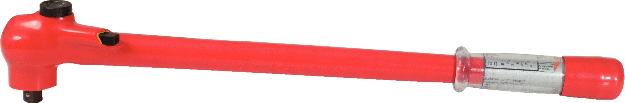 KS Tools 1/2" Drehmomentschlüssel mit Schutzisolierung und Umschalt-Ratschenkopf