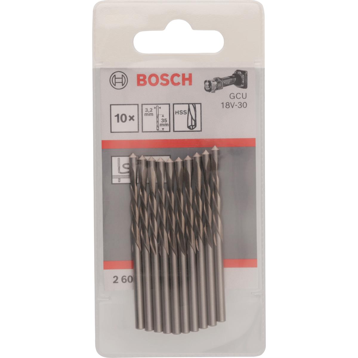 Bosch Vollhartmetallfräser 3,17x3,17x60